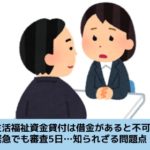 生活福祉資金貸付制度の問題点を解説する記事のイメージ画像です